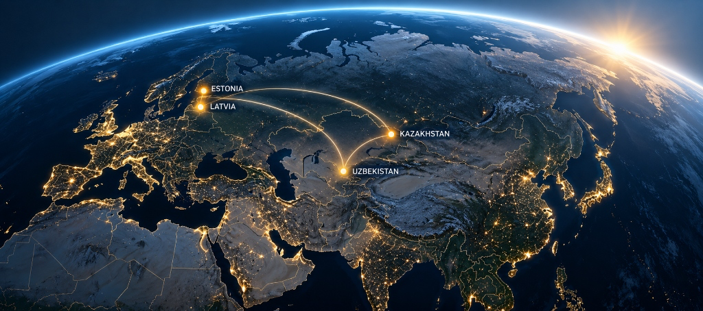 Trans Vagon Group Eurasian Route Network